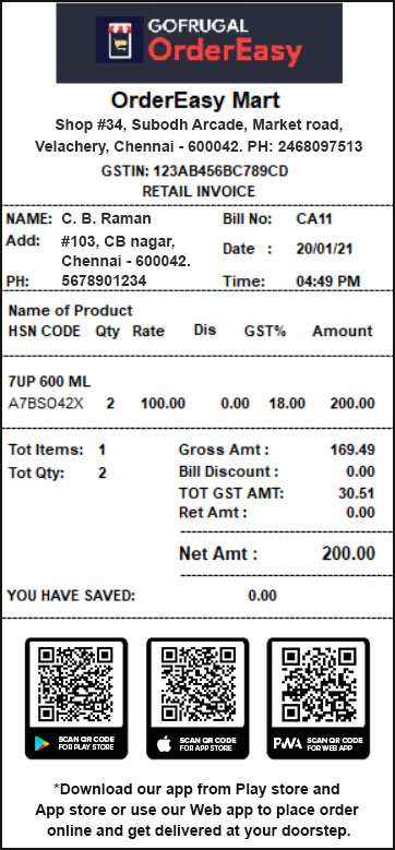 QR code- Effective marketing strategy for online grocery store