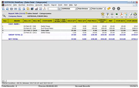 Convenience store point of sale features