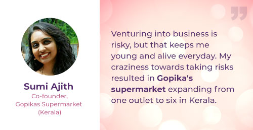 Gopika supermarket Sumi - Success story on Women's Day