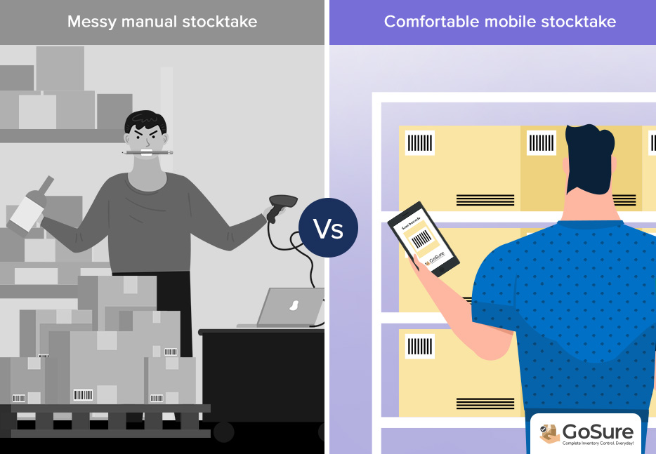 Quick and accurate mobile stocktake