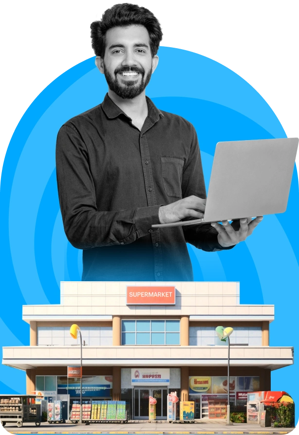 Supermarket ERP for chain supermarkets