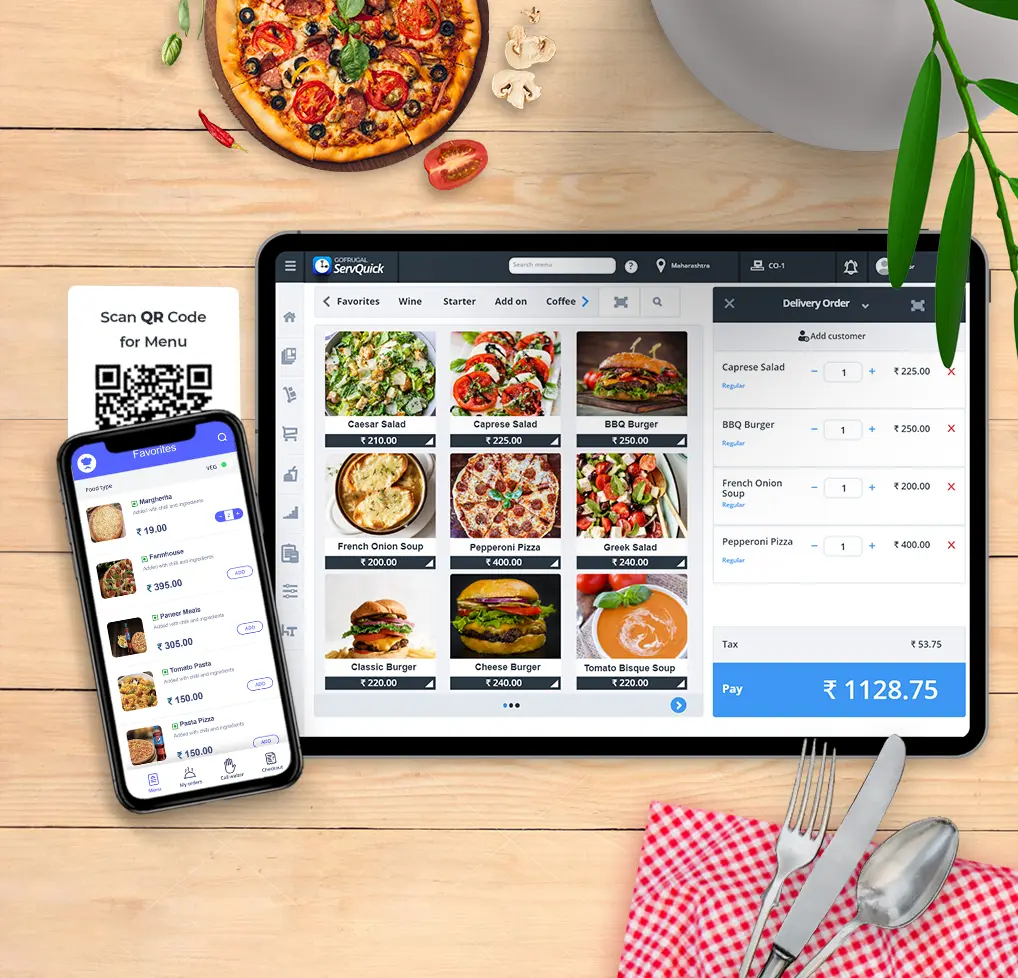 Quick service restaurant POS software