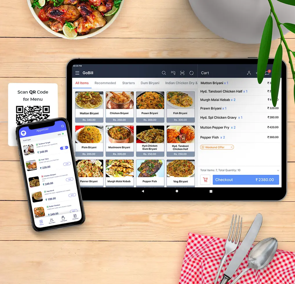 Quick service restaurant POS software