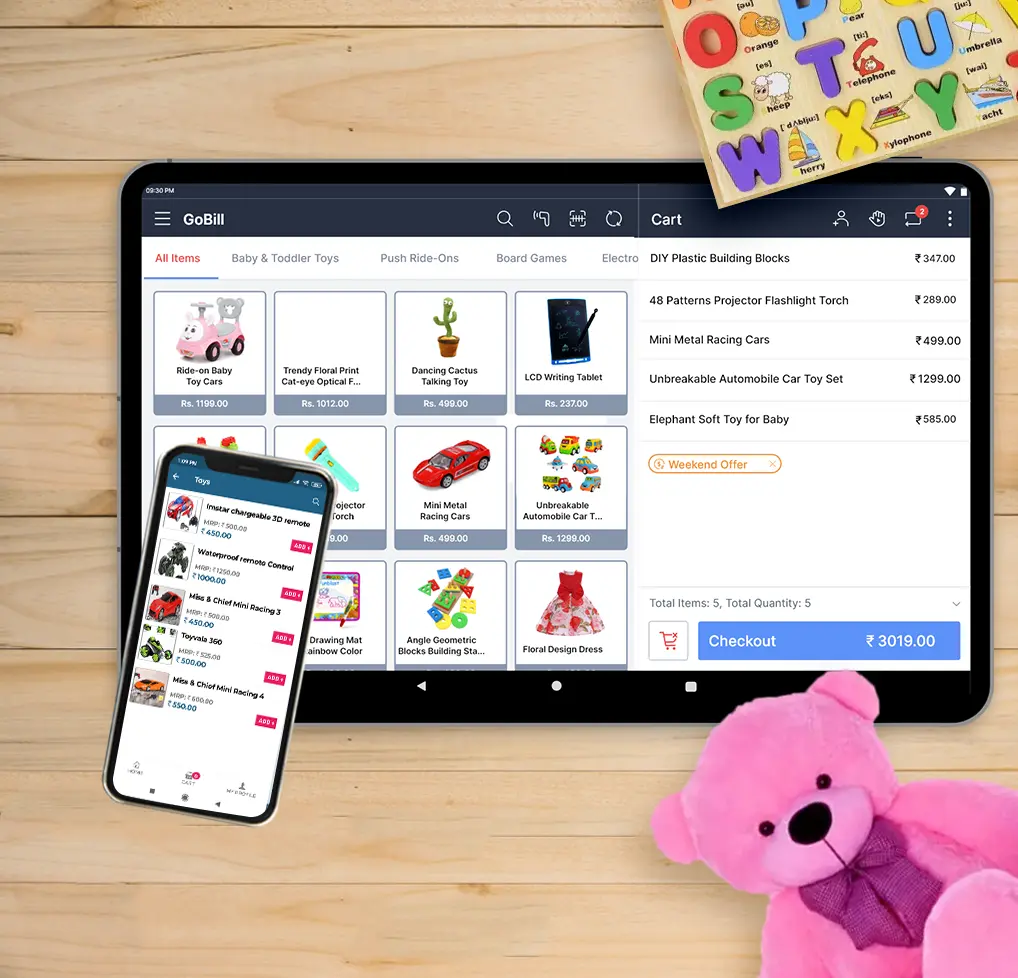 Toy shop POS software